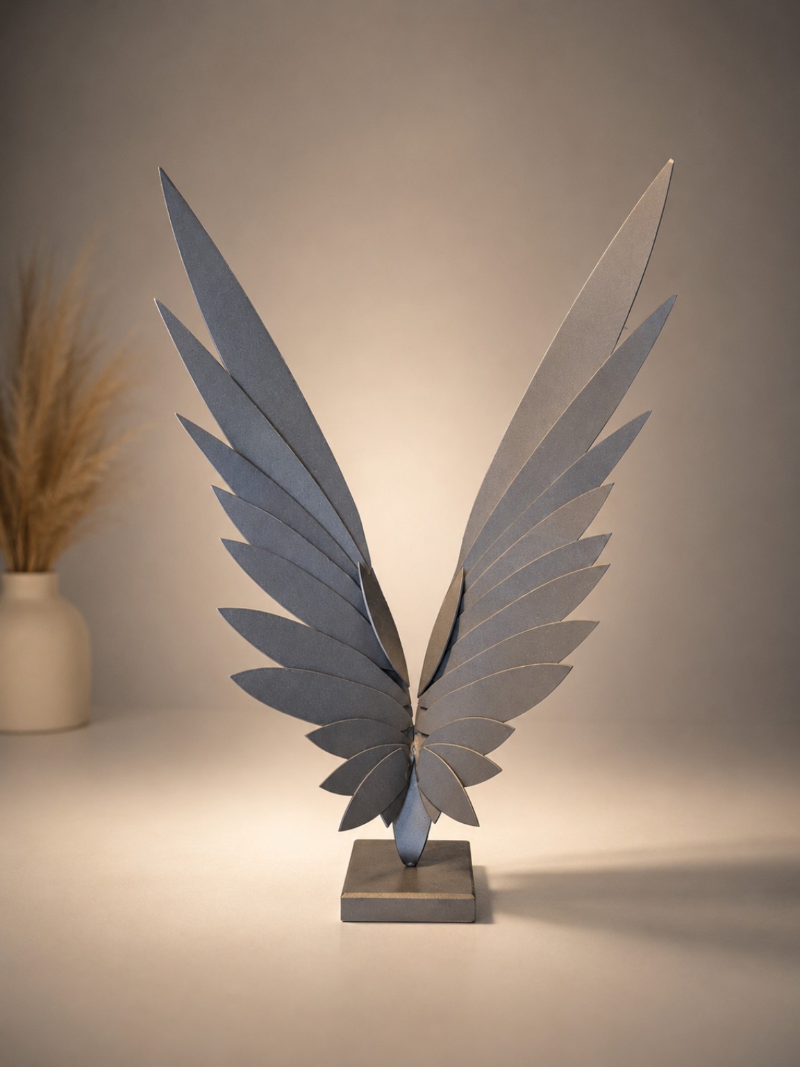 Sculpture en forme d’ailes