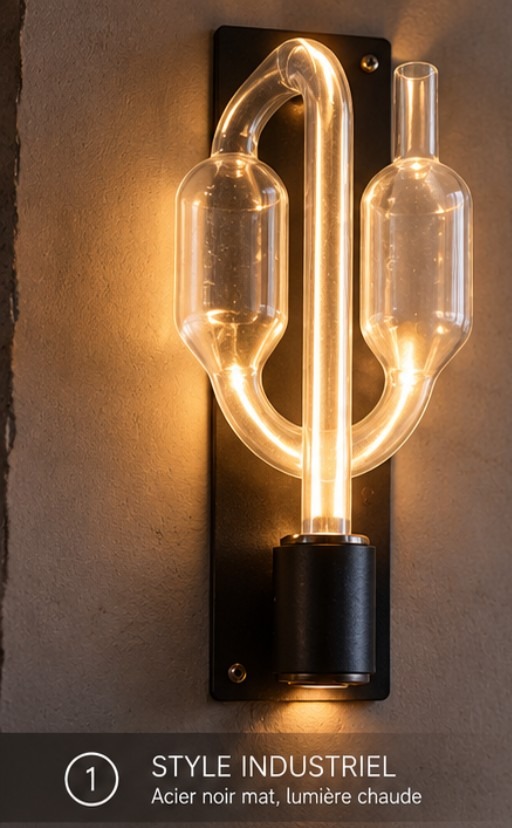 Concept de luminaire industriel